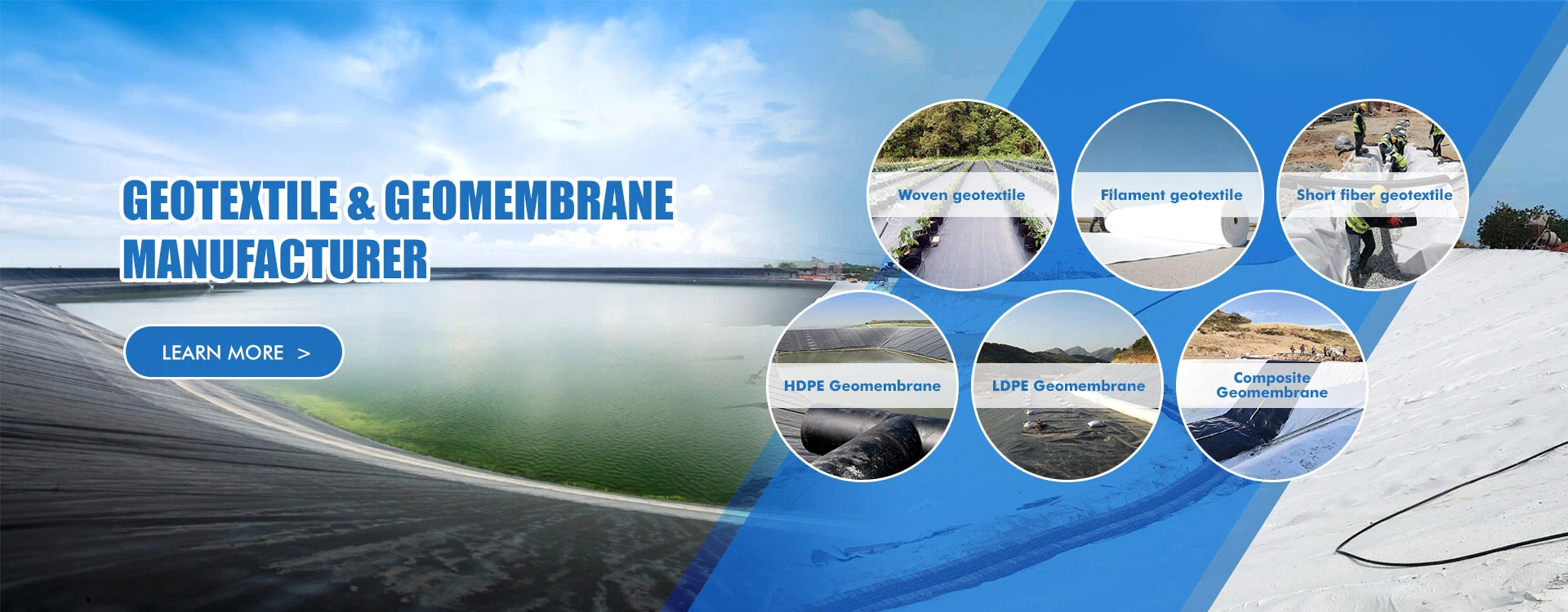 geotextile and geomembrane
